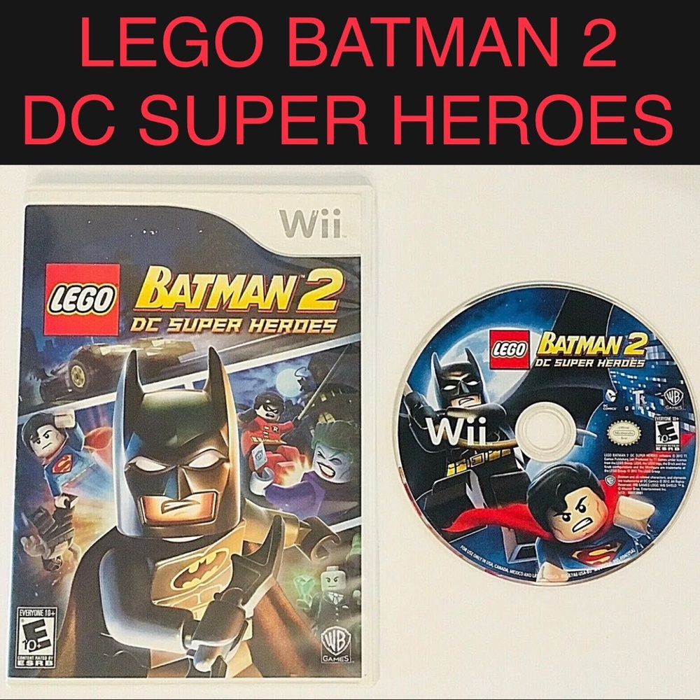 Nintendo Wii Game LEGO Batman 2 DC Super Heroes Nintendo Wii Video Game 2012